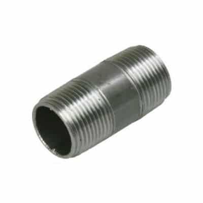 1 X 6 Male NPT Standard Pipe Nipple Black Malleable Schedule 40 150 Lb