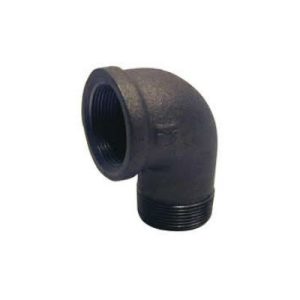 3/4 Female X Male NPT Pipe 90 Degree Street Elbow Black Malleable Schedule 40 150 Lb