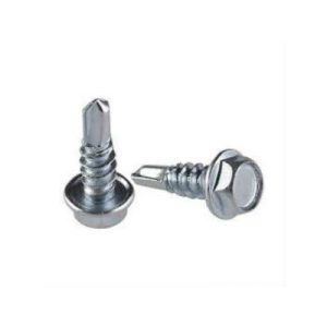 10 X 1 1/2 Hex Washer Head Self Drilling & Tapping Screw Zinc Plated