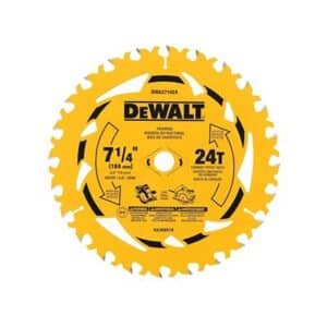 Dewalt DWA171424 7 1/2 Inch 24 Tooth Circular Saw Blade