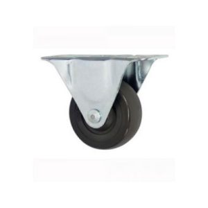 Faultless 527-4R 4 Inch X 1-5/16 Inch Hard Rubber Rigid Caster 350Lbs
