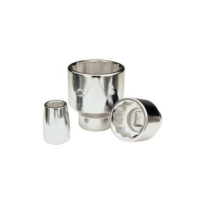 Gray HD54 3/4 Inch Drive 12 Point 1-11/16 Inch SAE Chrome Socket