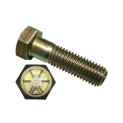 1 1/4-7X6 Hex Head Cap Screw Zinc Plated Grade 8