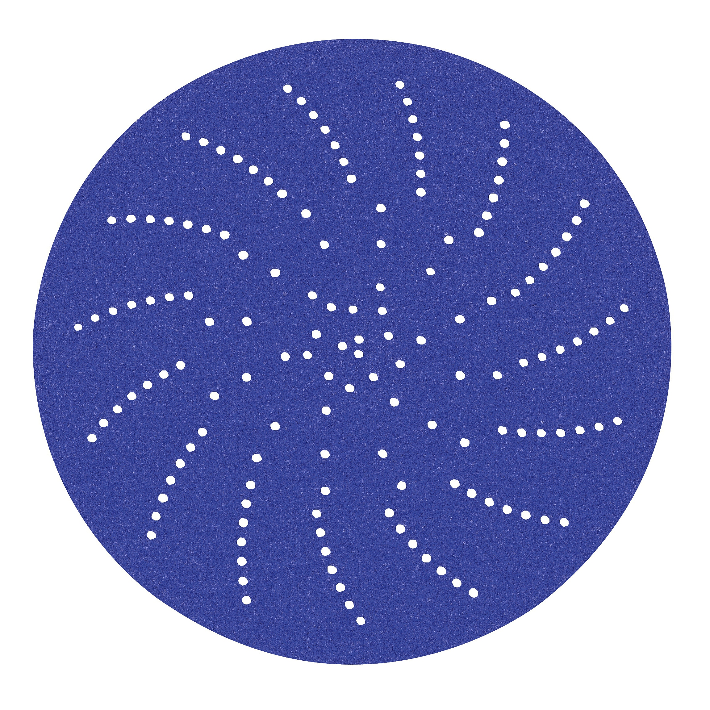 3M 735U AB20913 6 Inch Multi-Hole 80 Grit Hookit Clean Ceramic Aluminum Paper Disc 7100077974 - Image 2