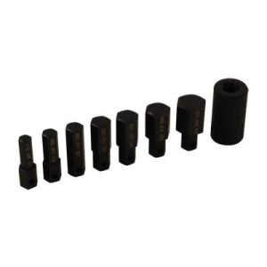Gray IMD307KA 1/2 Inch Drive 8 Piece Impact SAE Hex Bit Insert Set