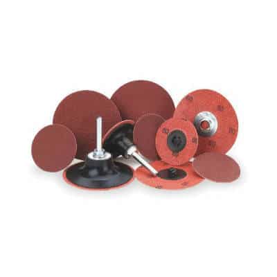 Norton Merit 3 X 0 24 Grit Aluminum Oxide Cloth Quick Change Disc Type 3 69957399717