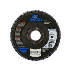 Norton Metal R828 5 X 7/8 36 Grit Zirconia Alumina Flap Disc Type 27 66254472659