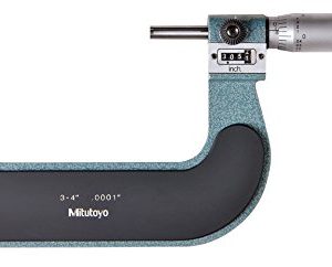Mitutoyo 193-214 Digit Outside Micrometer Mechanical 3-4 Inch .0001 Inch