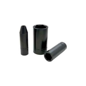 Gray MPD16H 1/2 Inch Drive 6 Point 16 mm Black Impact Socket