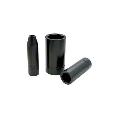 Gray MPD18H 1/2 Inch Drive 6 Point 18 mm Black Impact Socket