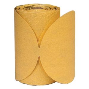 Norton Gold Reserve A296 5 X NH 240 Grit No-Fil Aluminum Oxide PSA Paper Disc 100 Per Roll 66261183812