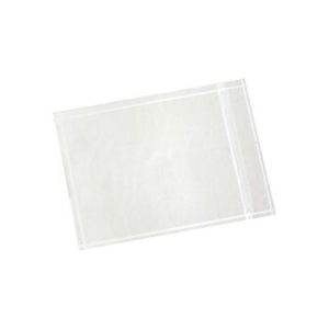 Economy 4X5 Clear Unprinted Packing Slip List Envelopes 1000 Per Case