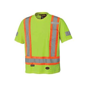 Pioneer 6980 4X-Large Yellow / Green Cotton Traffic T Shirt V1050560