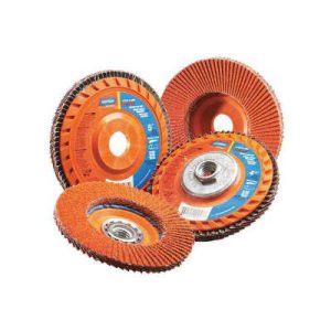 Norton R980P 7 X 7/8 60 Grit Blaze Ceramic Alumina Trimmable Flap Disc Type 27 66254461060