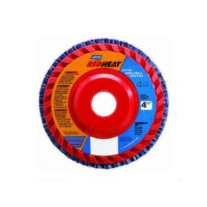 Norton R961 Red Heat 5 X 5/8-11 60 Grit Ceramic Zirconia Type 27 Trimmable Flap Disc 66254491942