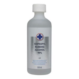 99% Isopropyl Rubbing Alcohol 500 mL Bottle
