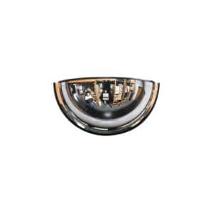 24 Inch 180 Degree Open Top Half Dome Safety Mirror