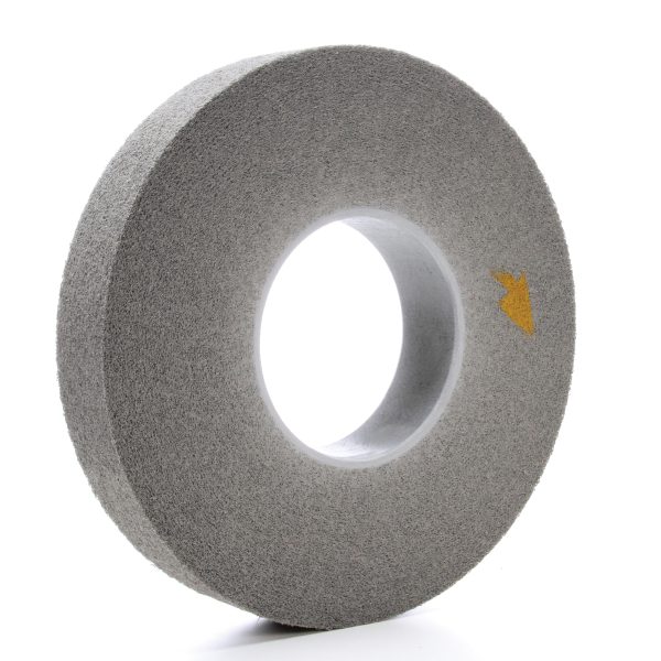 3M SB69123 Scotch-Brite 12 X 2 X 5 Silicon Carbide 9S Fine EXL Deburring Wheel 7000046074 - Image 2