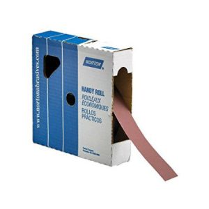 Norton 1 1/2 Inch 50 Yds 120 Grit K225 Metalite Aluminum Oxide Cloth Sanding Roll 66261126286