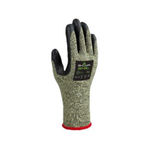 Showa 257 Size 6 13 Gauge Aramid & Stainless Steel Knit Nitrile Palm Coated Glove