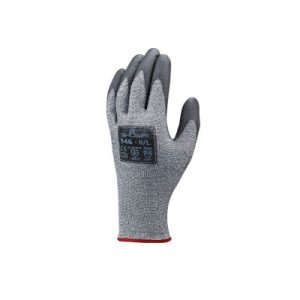 Showa 546 Size 7 13 Gauge Polyurethane Foam Palm Coated Knit HPPE Glove