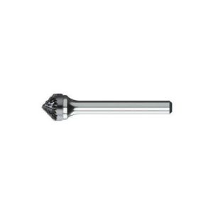 SK-5-DC 90Degree Cone Double Cut Carbide Burr 1/4 Shank 1/2 DIA 1/4 LOC