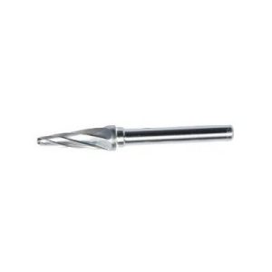 SL-3-NF Taper With Radius End Aluminum Cut Carbide Burr 1/4 Shank 3/8 DIA 1 1/16 LOC