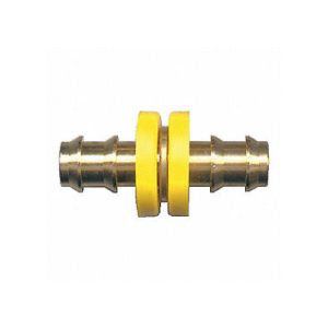 3/8 I.D. Brass Push On Hose Barb To Push On Hose Barb Mender