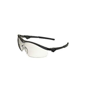 Crews ST110 Storm Clear Lens Protective Eyewear W/ Black Frame