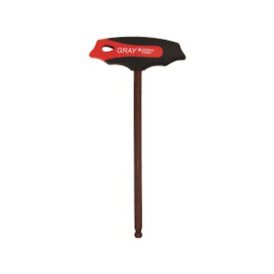 Gray ST69024 3/8 Inch x 6 Inch Blade T-Handle Ball End Hex Key