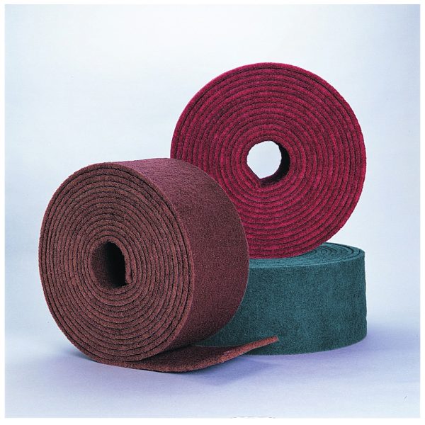 3M 830010 Standard Abrasives 4 In X 30 Ft Aluminum Oxide A Medium Buff & Blend GP Roll 7000121837 - Image 2