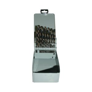 Tuff Grade TGDB-04-29-S High Speed Steel Black & Gold 29 Piece 135 Degree Split Point Jobber Drill Bit Set