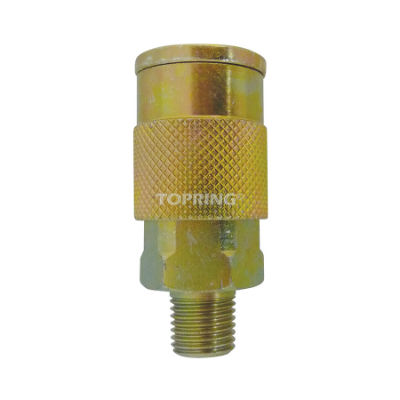 Topring 21.982 1/2 NPT Male Pipe Maxquik Brass Manual 3/8 Industrial Coupler