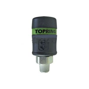 Topring 31.889 1/2 NPT Male Pipe Topquik E 7.8 UltraFlo Automatic Coupler