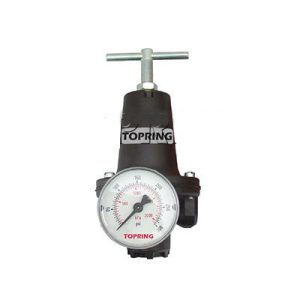 Topring 52.329 HiFlo 1/4 Regulator & Gauge 5-250 PSI