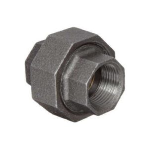 1 NPT Female Pipe Union Black Malleable Iron 150 Lb Schedule 40