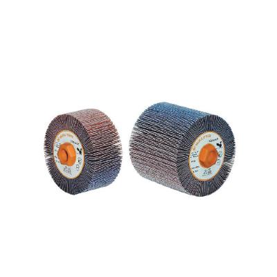 Walter 07-J 448 4 1/4 X 4 80 Grit Coolcut Aluminum Oxide Mounted Flap Drum Wheel