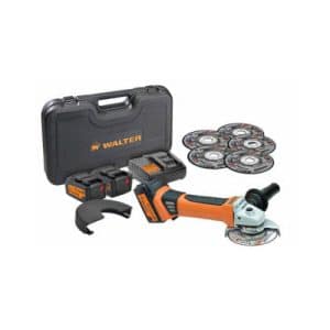 Walter 34-A 949 18 Volt 6 Inch Zipcutter Kit With 2 5.2AH Battery Packs, Charger and Case