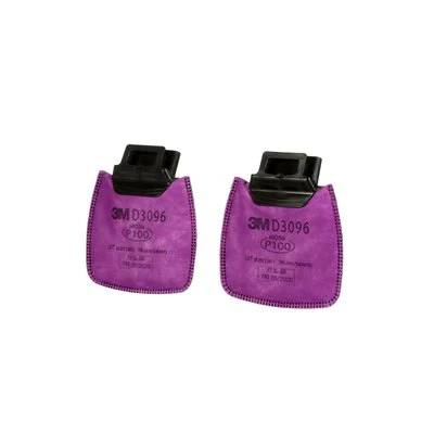 3M Secure Click D3096 P100 Particulate Filter with Nuisance Level Acid Gas Relief 7100213425