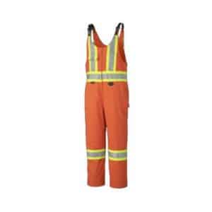 Pioneer 6617 Size 52 Orange Polyester Cotton Safety Overall With Leg Zipper V2030217