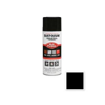 Rust-Oleum 1600 Gloss Black Multi Purpose Enamel Spray Paint 12 Ounces 1679830