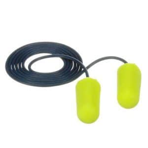 3M 311-4106 E.A.R Soft Metal Detectable Foam Earplugs Yellow Corded NRR 32dB 200 Pair 7000029952
