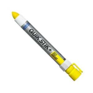 Markal 028881 Quik Stik+ Yellow Oily Surface Solid Paint Marker