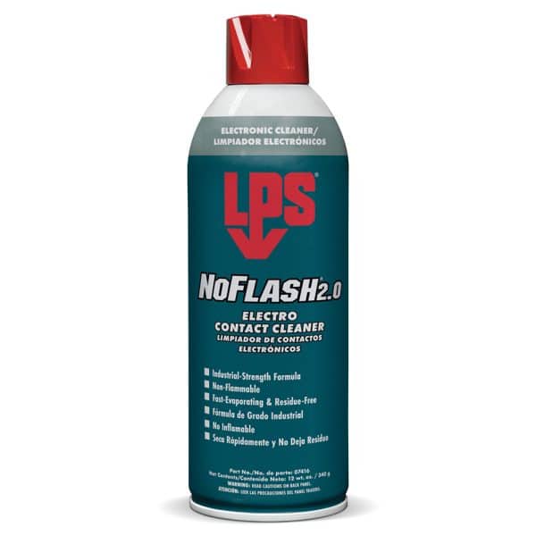 LPS C07416 12 Ounce No-Flash 2.0 Electro Contact Cleaner Aerosol Spray