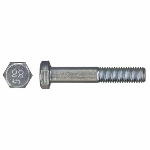 6mm X 30mm 1.00 Metric Hex Head Cap Screw Zinc Plated Partially Threaded
