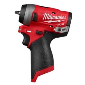 Milwaukee 2552-20 12 Volt Fuel 1/4 Inch Stubby Impact Wrench Tool Only Battery & Charger Sold Separately