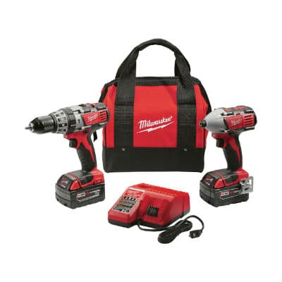 18 volt milwaukee online drill set