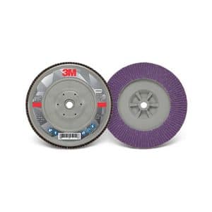3M 769F AB05934 4 1/2 Inch X 5/8-11 80 Grit Quick Change Flap Disc Type 27 7100243876