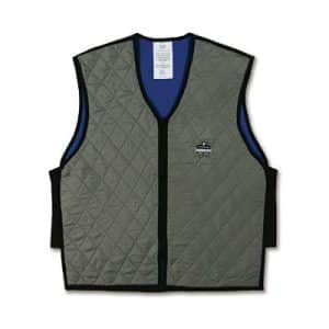 Ergodyne 6665 Extra Large Chill Its Grey Evaporative Wet Cooling Vest
