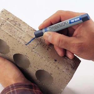 Markal 80383 Black Timberstik Professional Grade Lumber Crayon